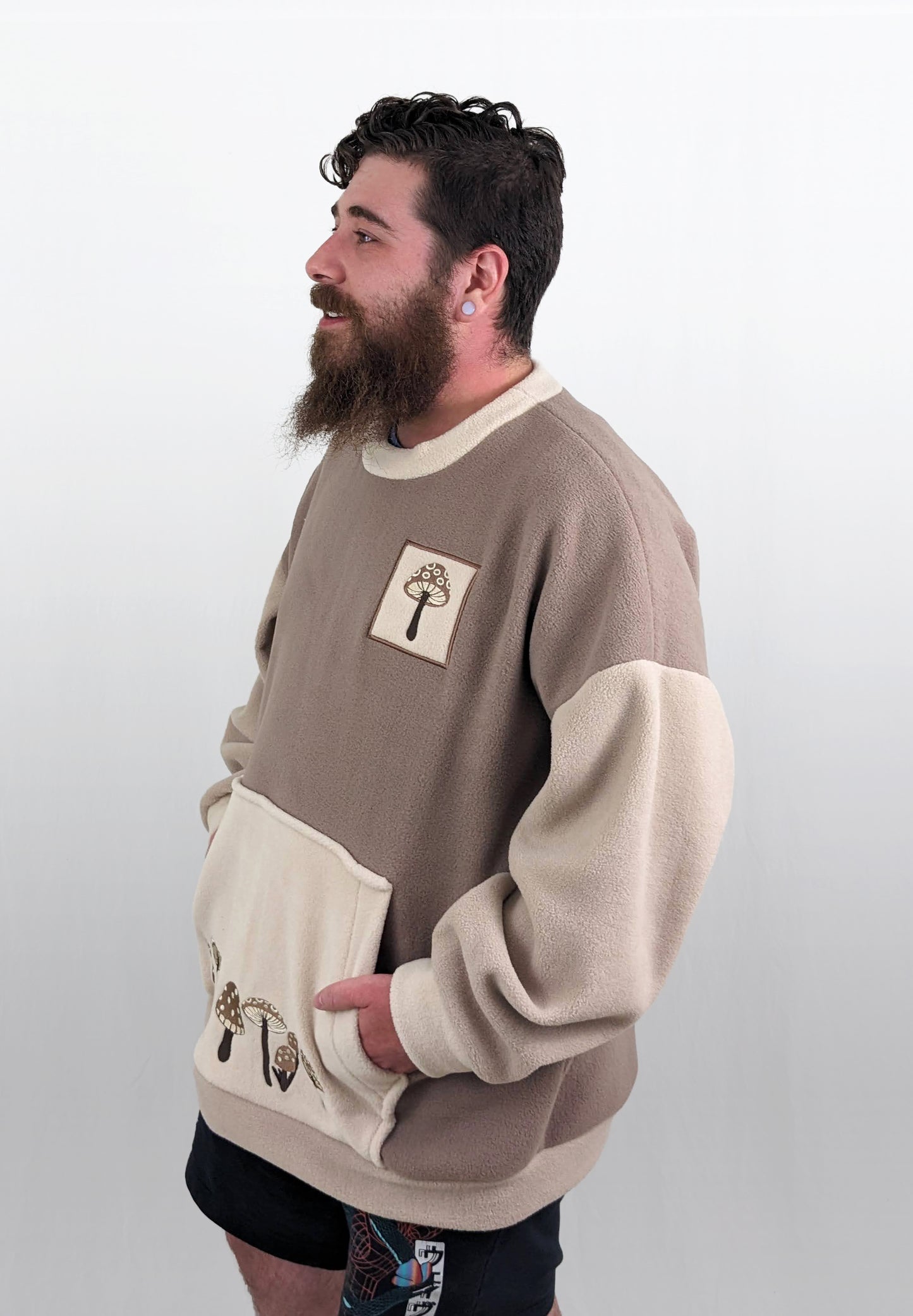 Mushy Mushroom Sweater in Brown