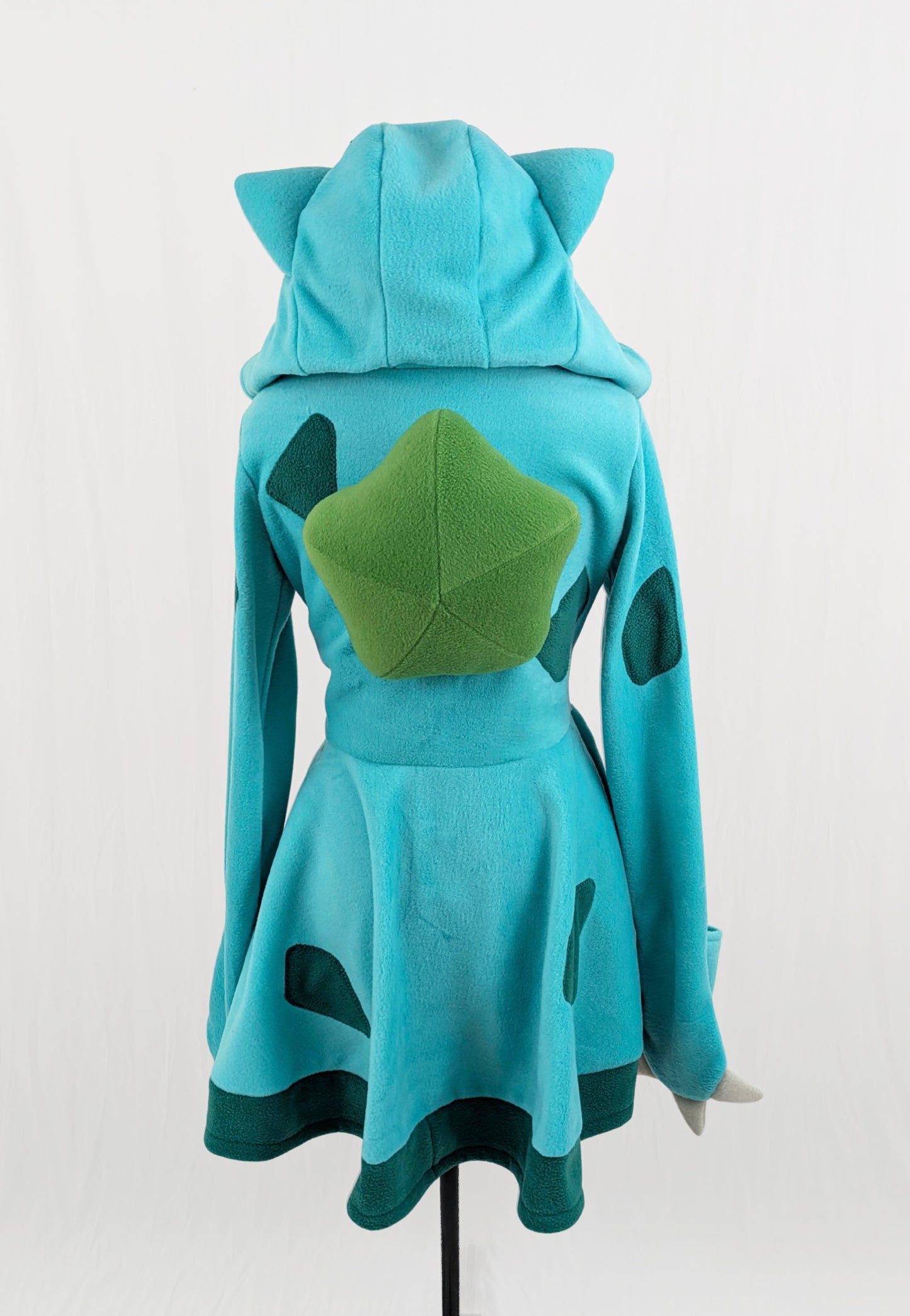 Bulbasaur Inspired Fleece Kigurumi Dress