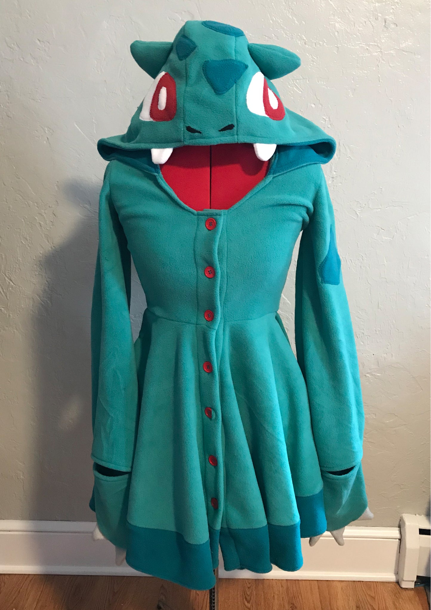 Bulbasaur Inspired Kigurumi Dress