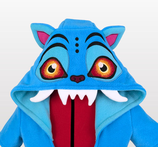 Derpy Tiger Fleece Kigurumi Dress