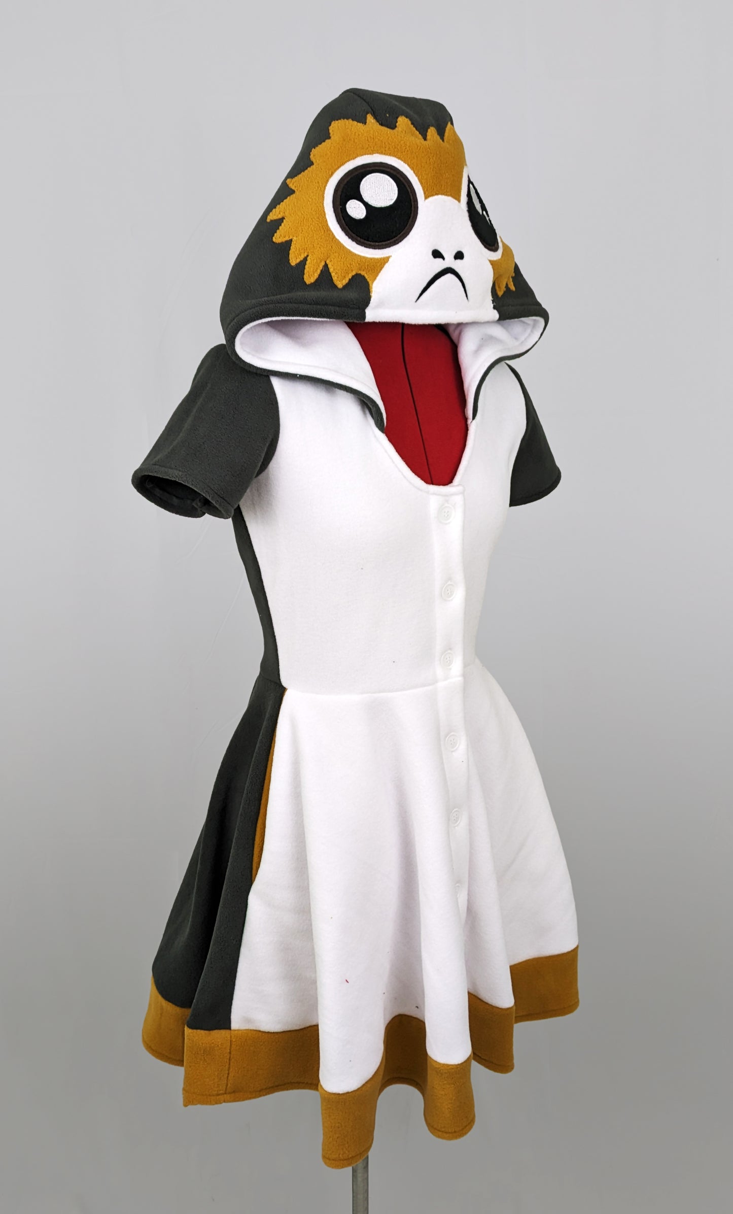 Porg Inspired Kigurumi Dress