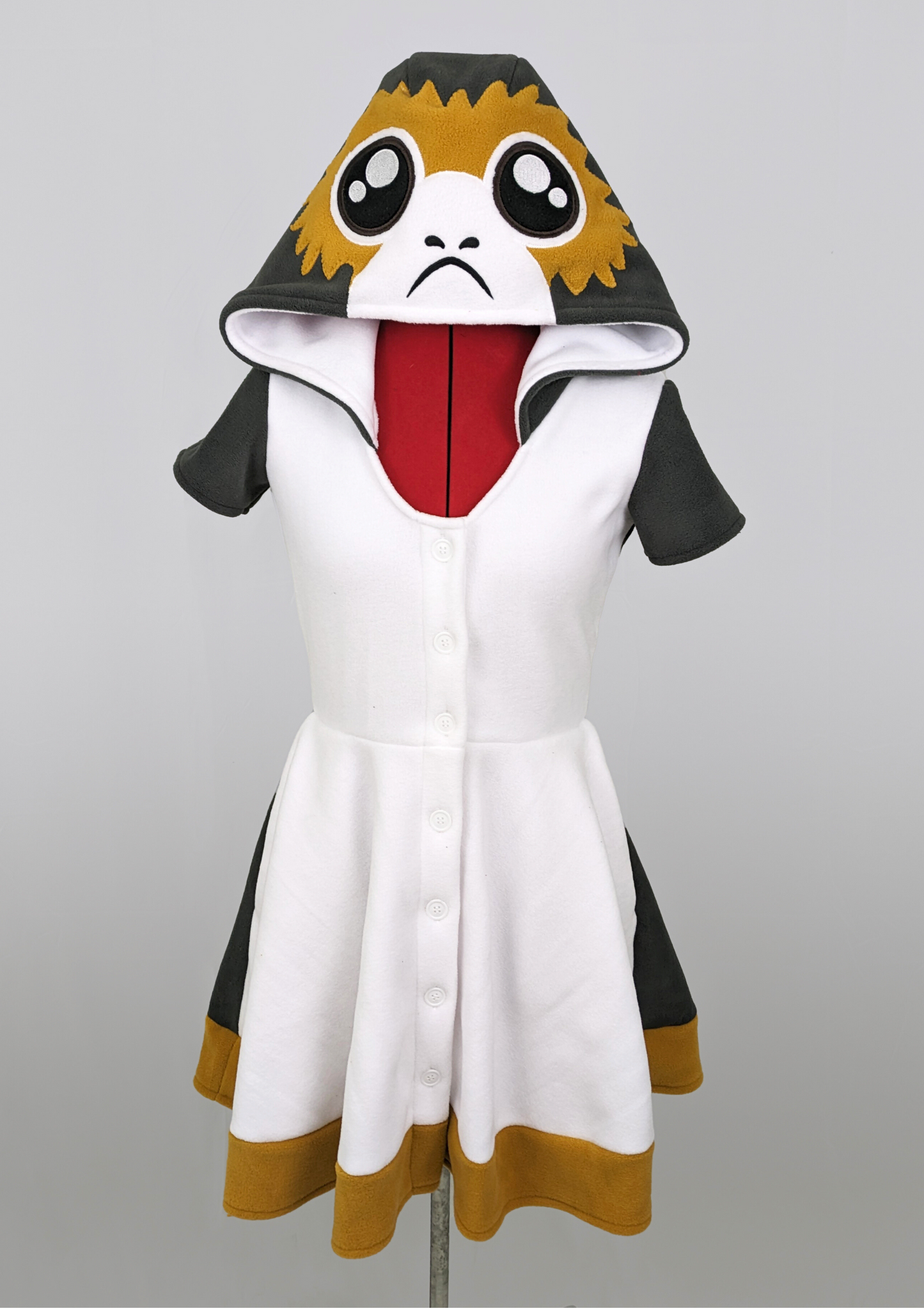 Porg Inspired Kigurumi Dress