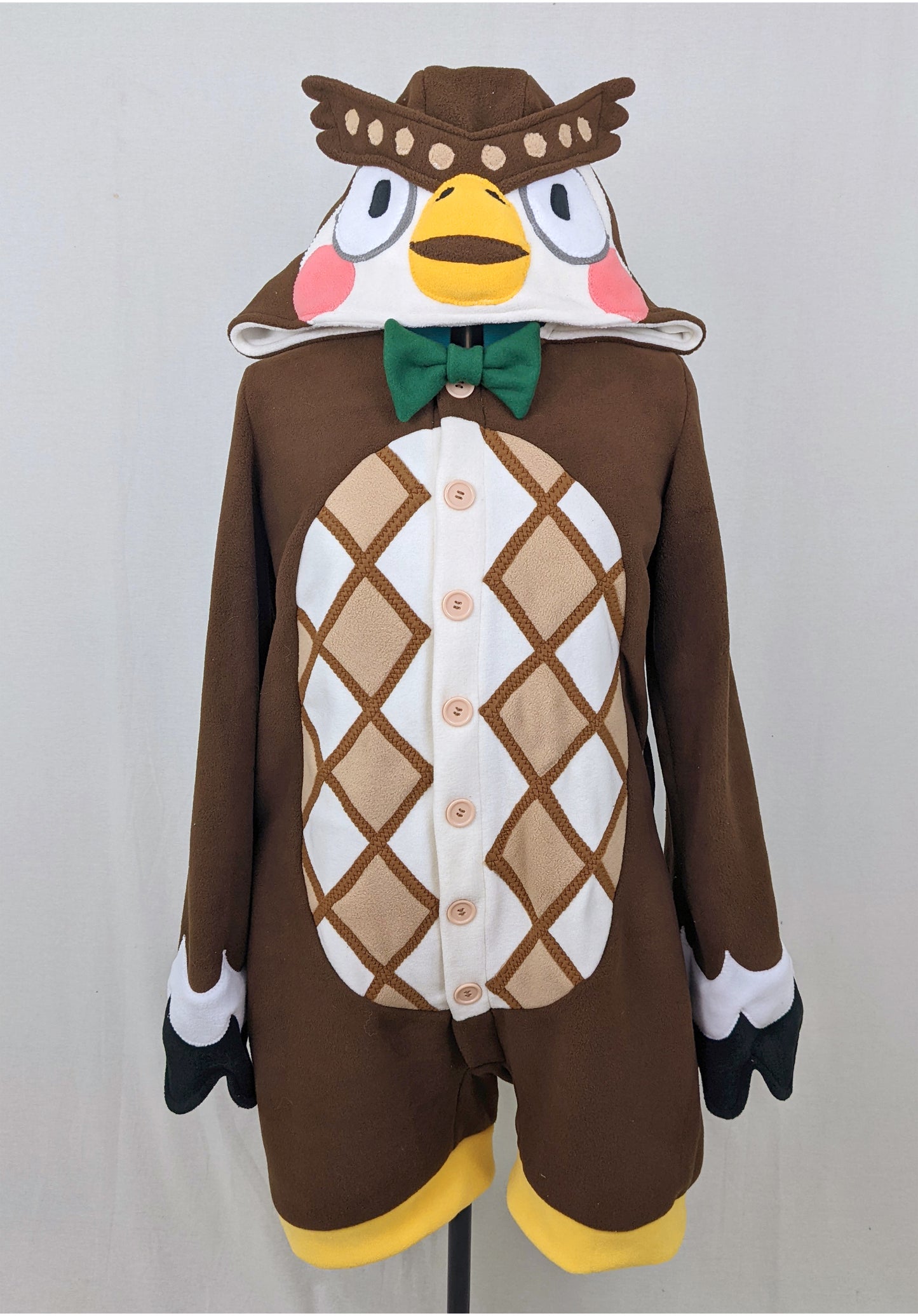 Blathers Inspired Kigurumi Romper