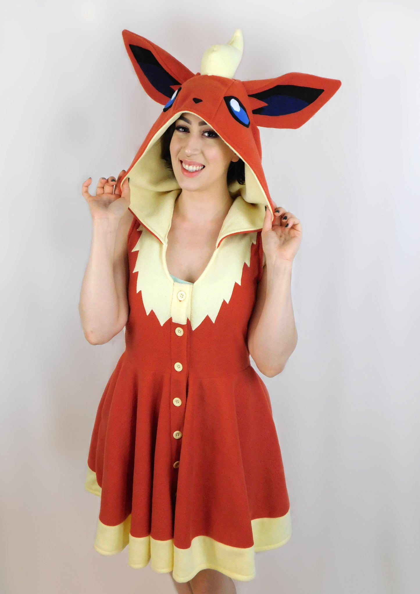 Flareon Inspired Kigurumi Dress