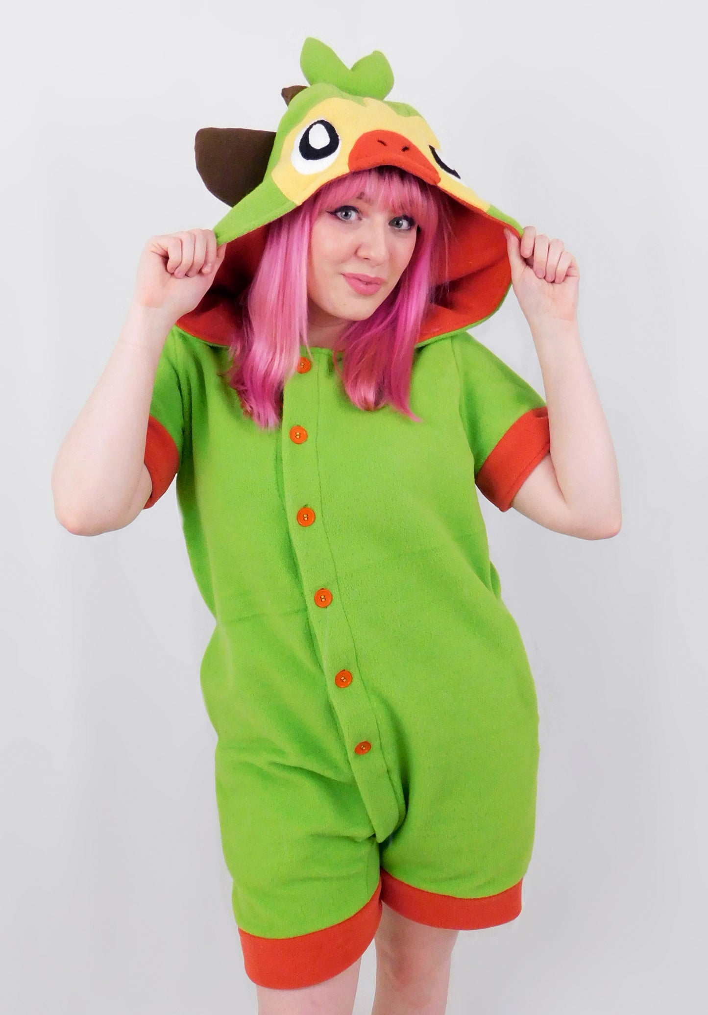 Grookey Inspired Kigurumi Romper