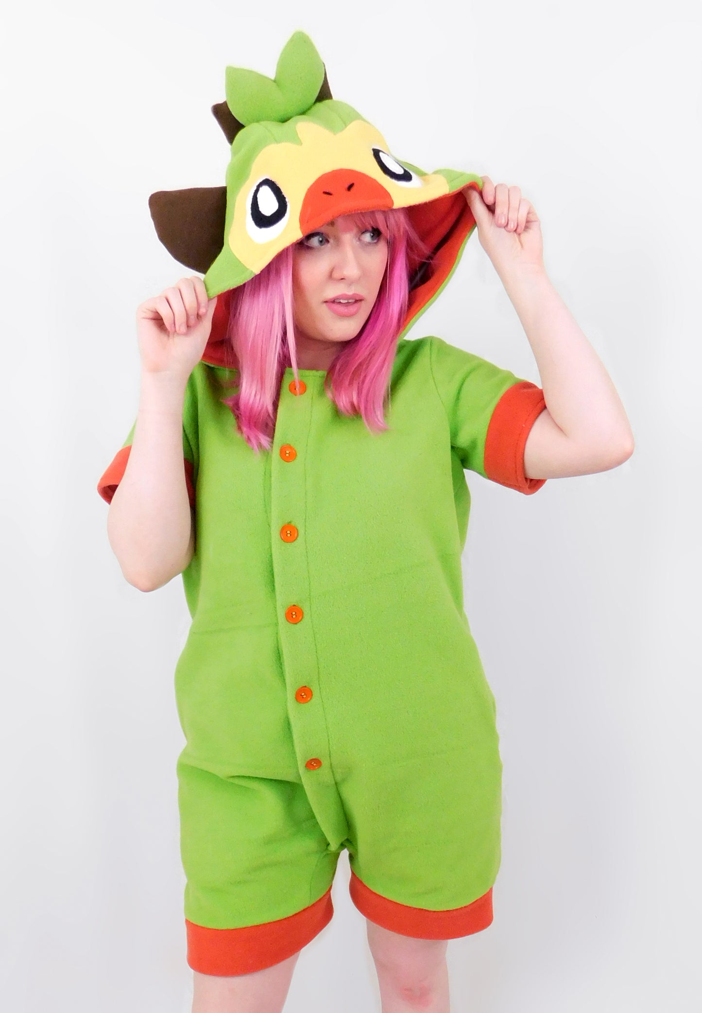 Grookey Inspired Kigurumi Romper