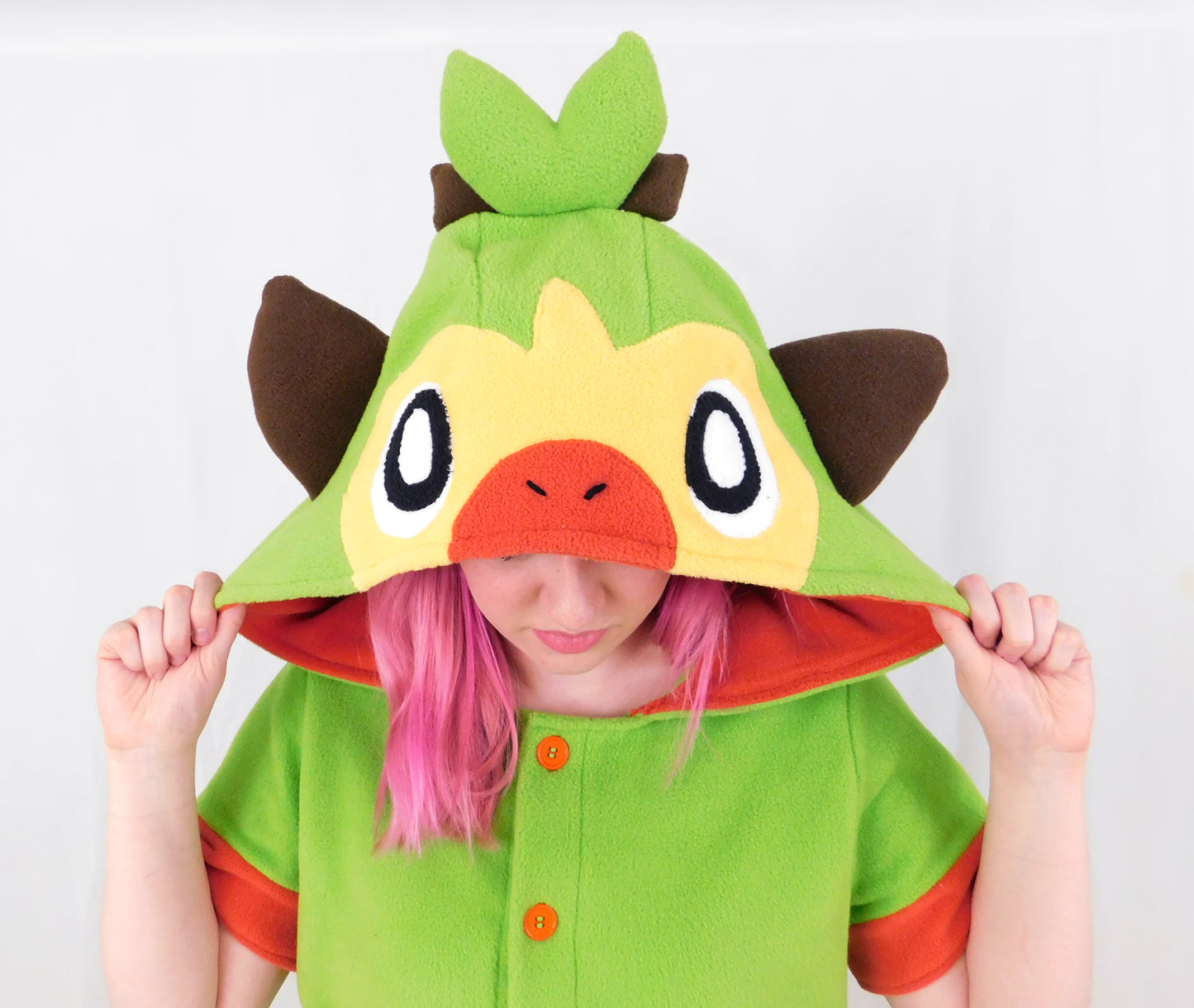 Grookey Inspired Kigurumi Romper