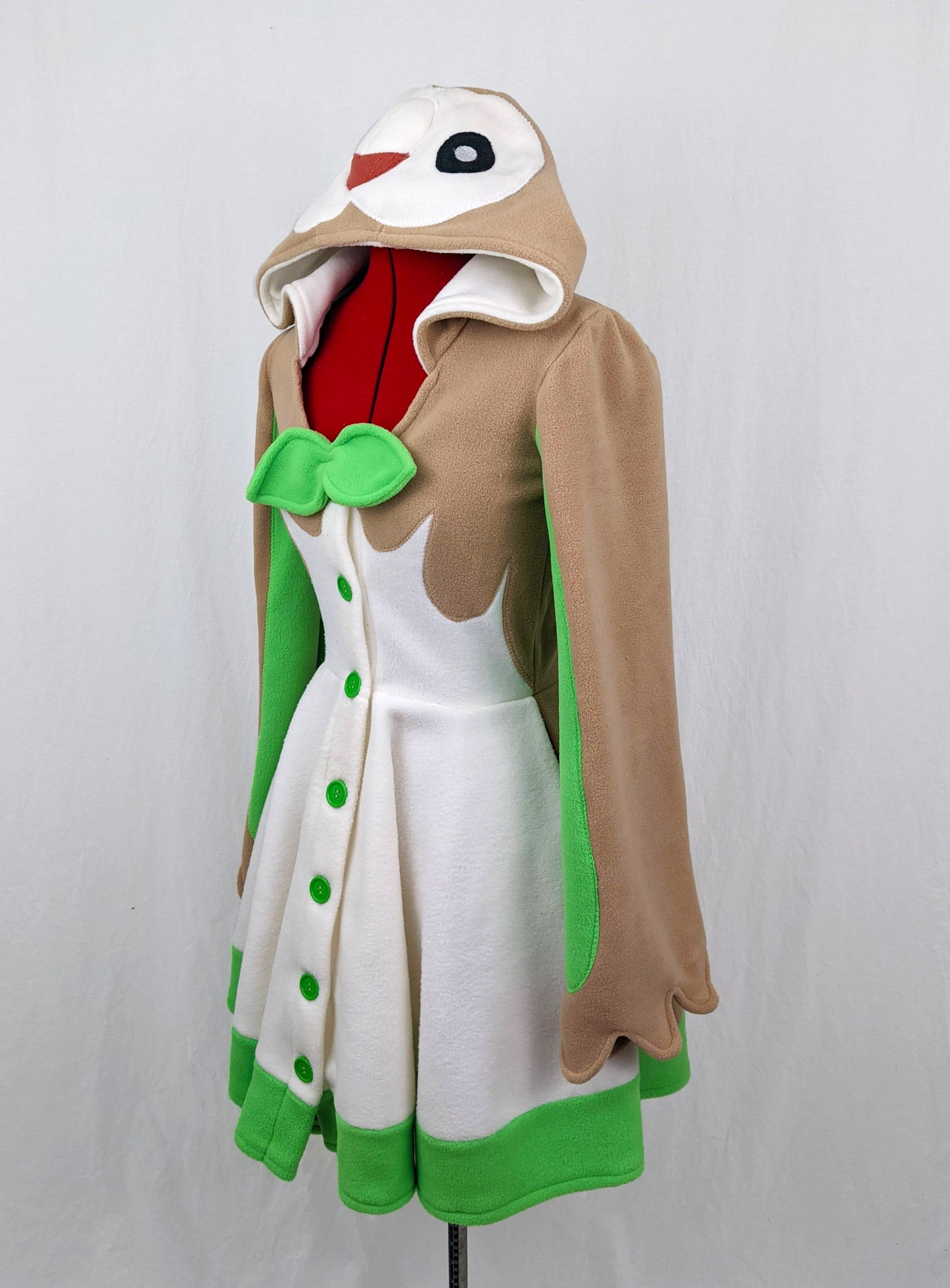 Rowlet Inspired Kigurumi Dress