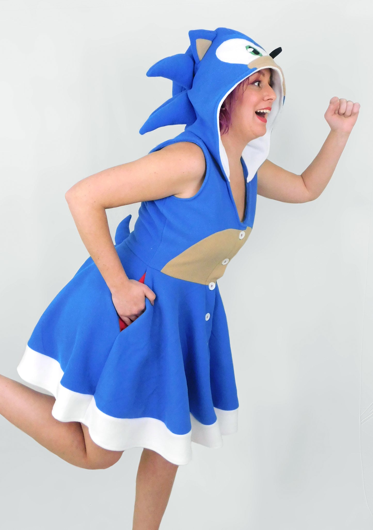 Sonic Inspired Kigurumi Dress