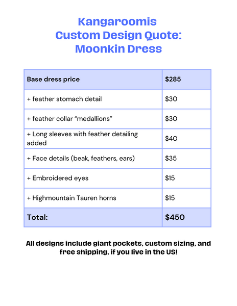 Custom Moonkin Dress for Steph