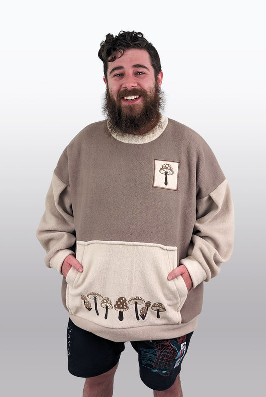 Mushy Mushroom Sweater in Brown