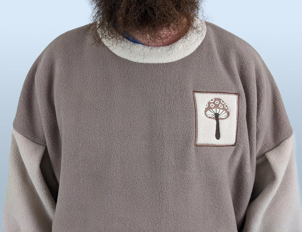 Mushy Mushroom Sweater in Brown