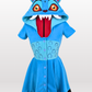 Derpy Tiger Fleece Kigurumi Dress