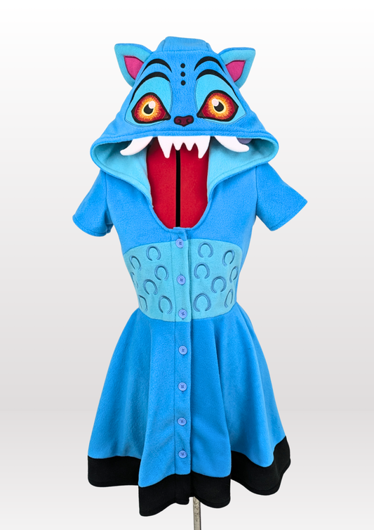 Derpy Tiger Fleece Kigurumi Dress
