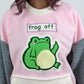 Frog Off Sweater in Pink