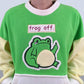 Frog Off Sweater in Green