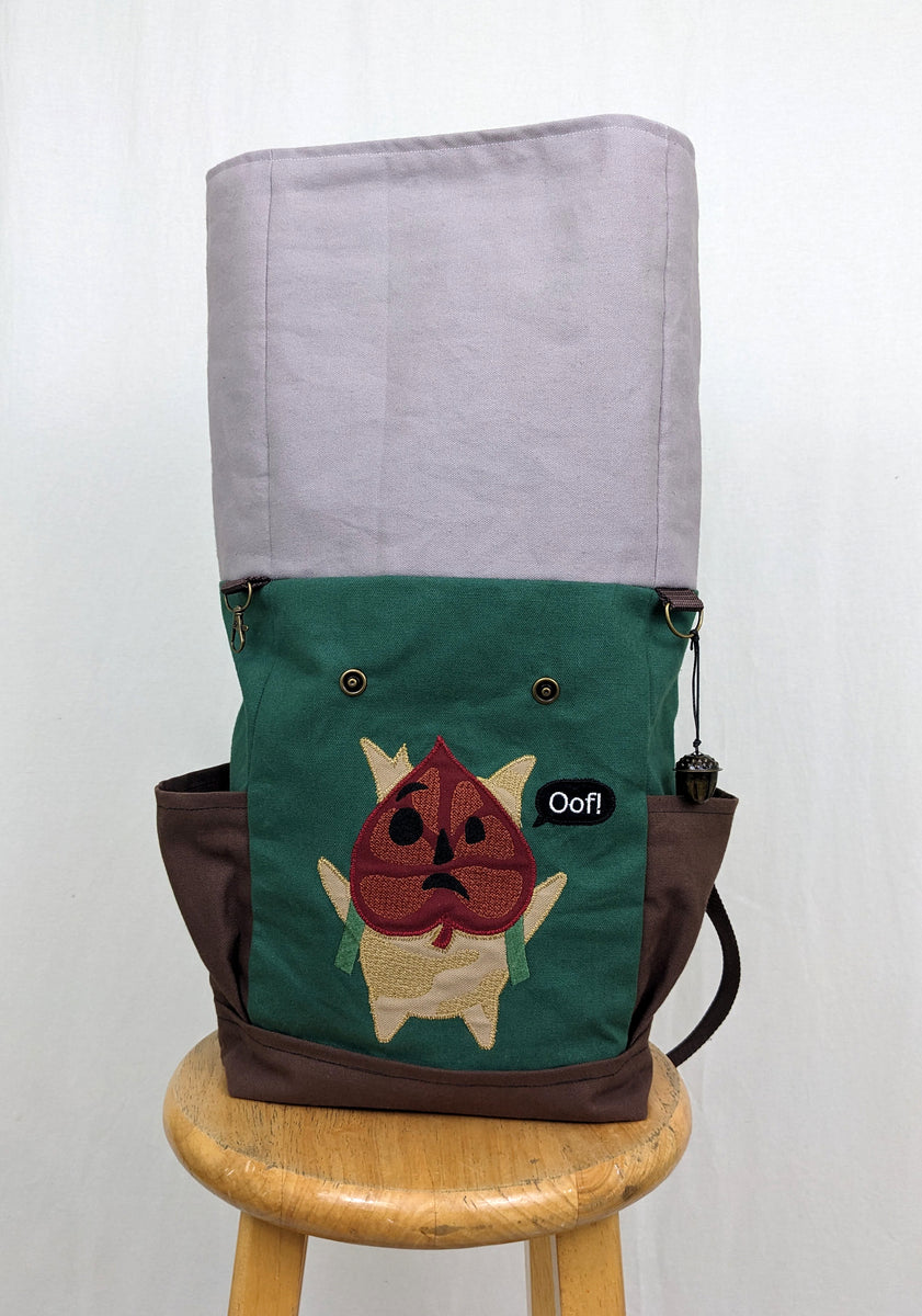 Canvas Korok Backpack in Green – Kangaroomis