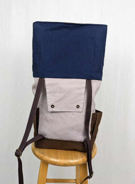 Canvas Korok Backpack in Grey