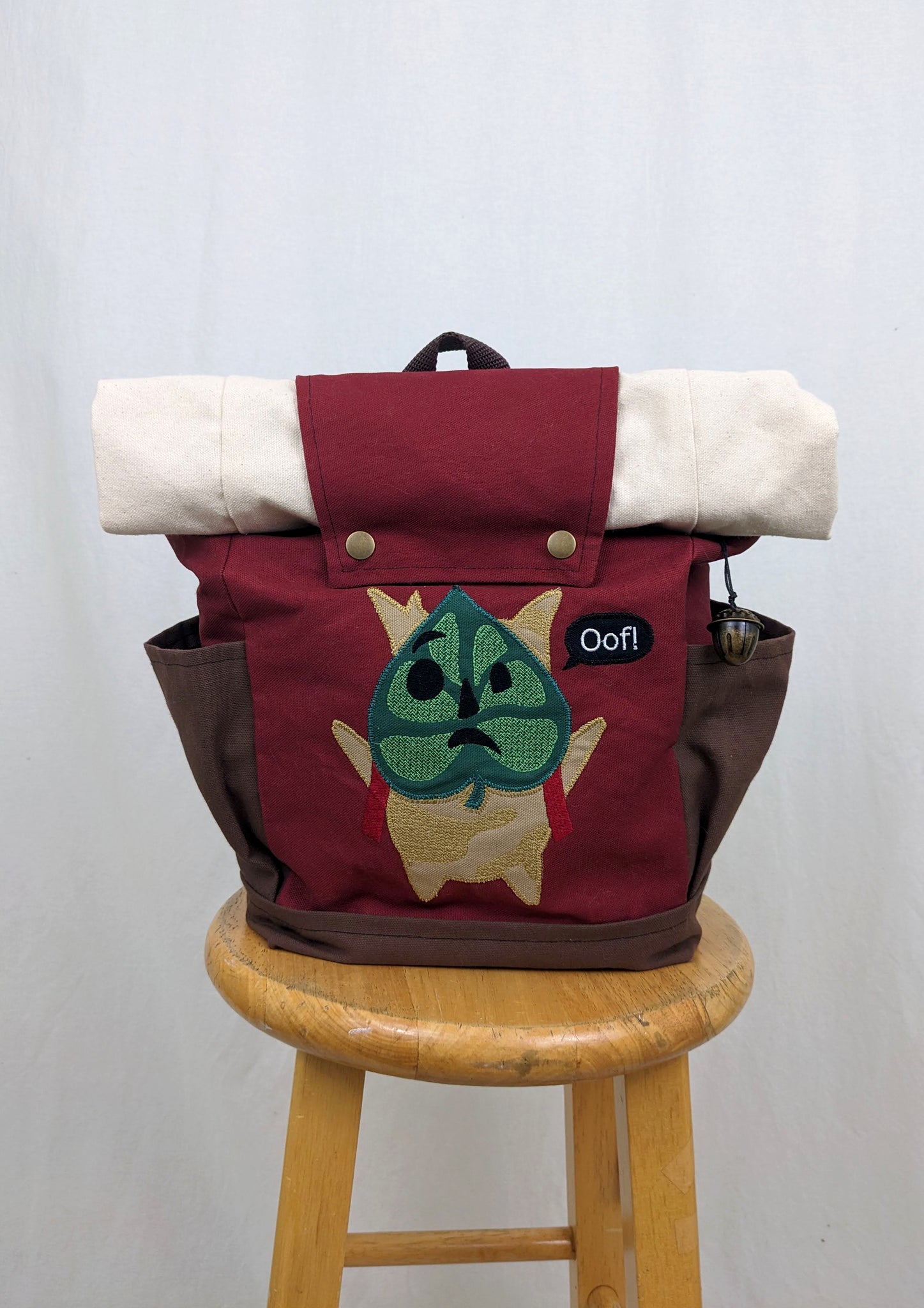 Canvas Korok Backpack in Red