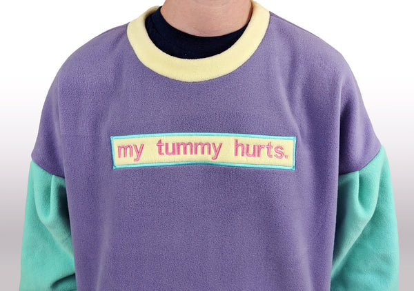 My Tummy Hurts Sweater in Pastel