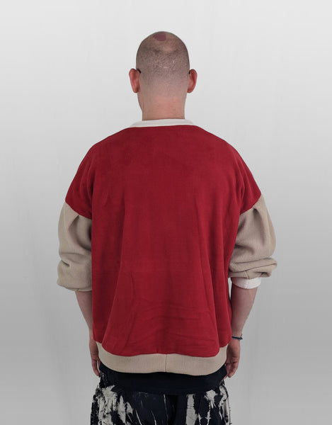 Mushy Mushroom Sweater in Red