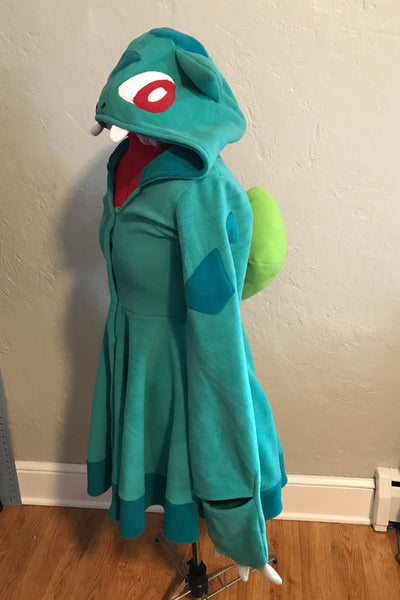 Bulbasaur Inspired Kigurumi Dress