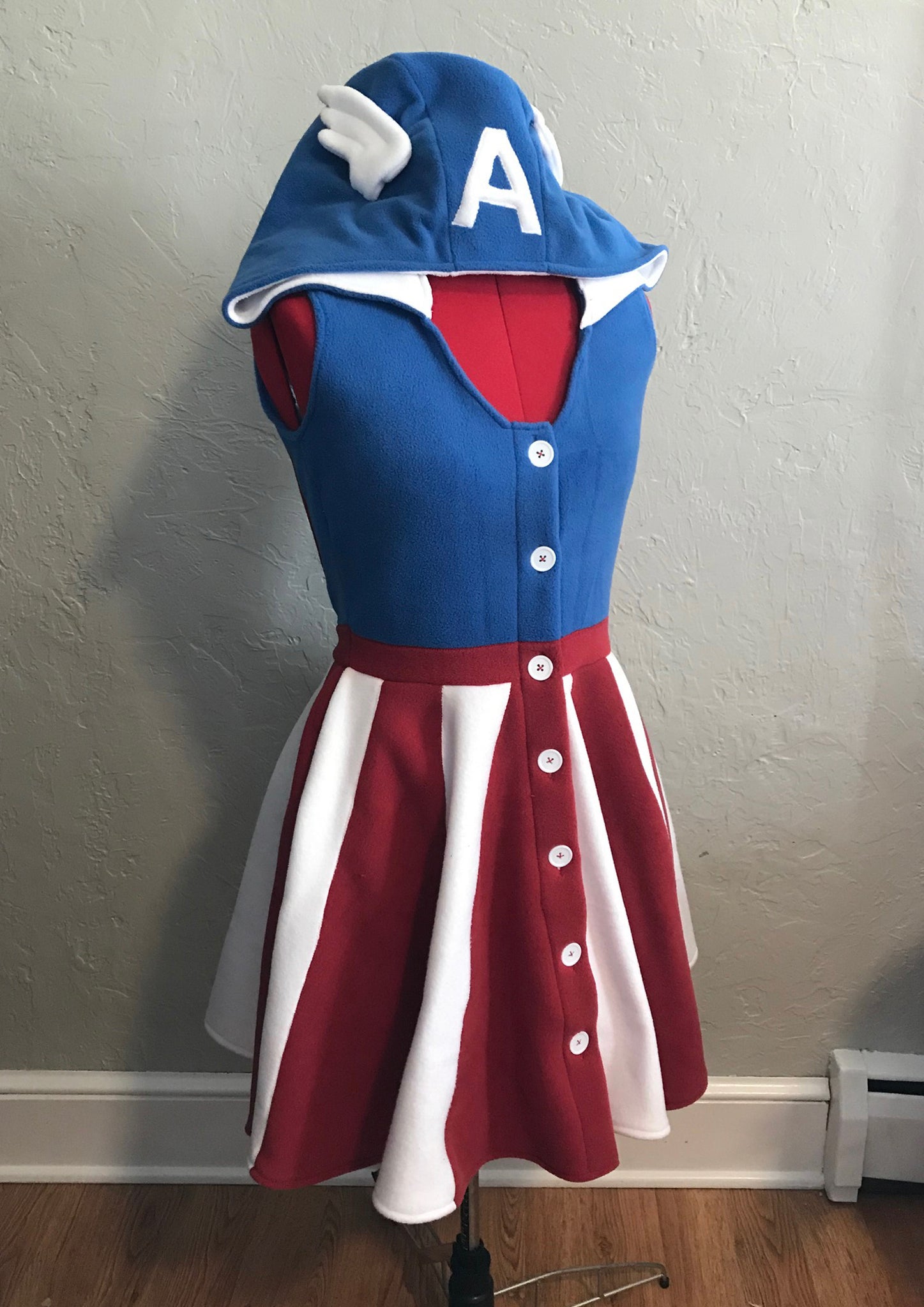 Captain America Inspired Kigurumi Dress