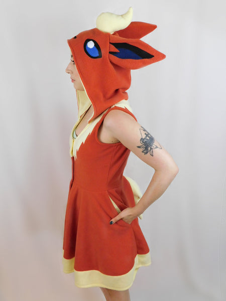 Flareon Inspired Kigurumi Dress