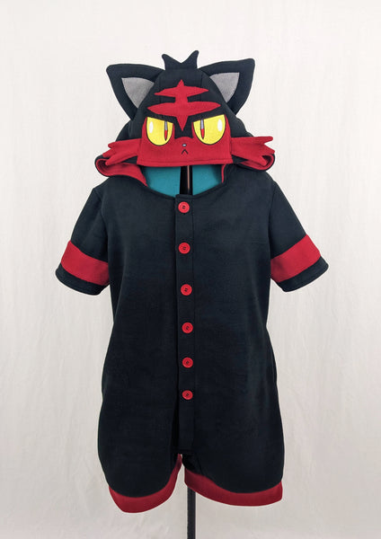 Litten Inspired Kigurumi Romper