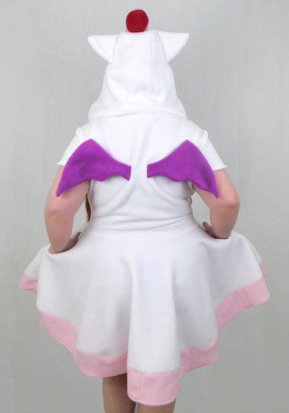 Moogle Inspired Kigurumi Dress
