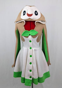 Rowlet Inspired Kigurumi Dress