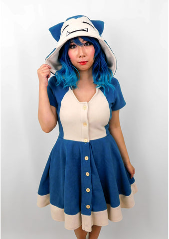 Snorlax Inspired Kigurumi Dress