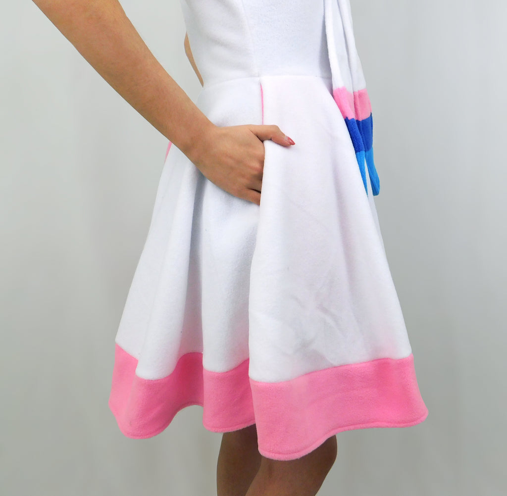 Sylveon Inspired Kigurumi Dress Pink (default) / 4X-Large (52-46-55) / Sleeveless (default)