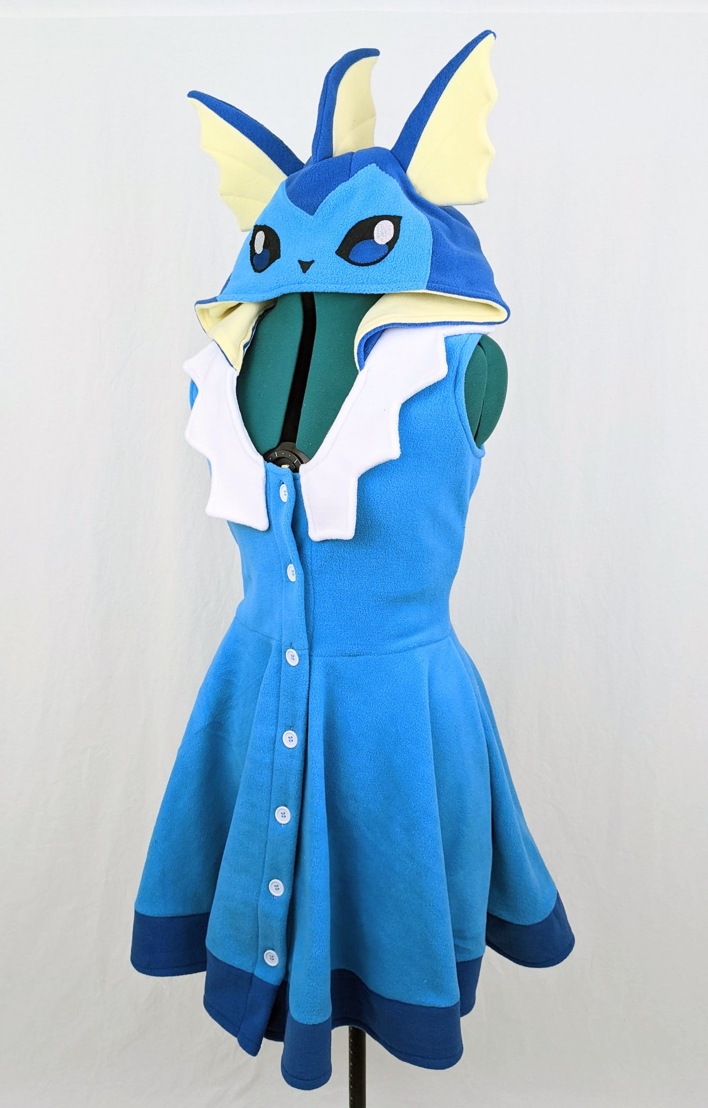 Vaporeon Inspired Kigurumi Dress