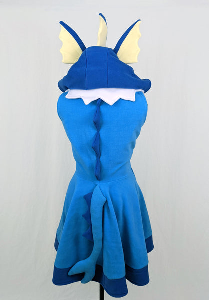 Vaporeon Inspired Kigurumi Dress